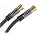 PremiumCord Satelitní antenní HQ kabel F male - F male (135 dB) 4x stíněný 3m kjqsat3