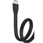 PremiumCord Silikónový kábel USB-C 60W 480Mbps čierny extra mäkký a robustný kábel dlžky 1,5m ku31sa15c