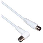 PREMIUMCORD TV kabel M/F konektor 90, 75 Ohm 15m