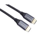 PremiumCord ULTRA HDMI 2.1 High Speed + Ethernet kabel 8K@60Hz,zlacené 1,5m kphdm21s015