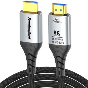 PremiumCord Ultra High Speed HDMI 2.1 optický fiber kabel 8K@60Hz,zlacené 20m kphdm21c20