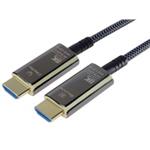 PREMIUMCORD Ultra High Speed HDMI 2.1 optický fiber kabel 8K@60Hz, zlacené 50m kphdm21t50