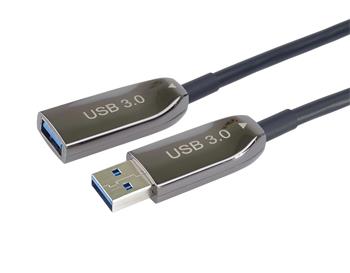 PremiumCord USB 3.0 prodlužovací optický AOC kabel A/Male - A/Female 10m ku3opt10