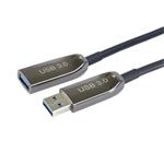 PremiumCord USB 3.0 prodlužovací optický AOC kabel A/Male - A/Female 15m ku3opt15