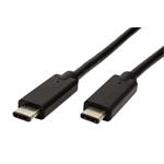 PremiumCord USB-C kabel ( USB 3.1 generation 2, 3A, 10Gbit/s ) černý, 1m ku31cg1bk