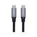 PremiumCord USB-C kabel (USB 3.2 Gen 2, 5A, 100W, 10Gbit/s ) černý 5m ku31cr5