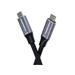 PremiumCord USB-C kabel (USB 3.2 Gen 2, 5A, 100W, 10Gbit/s ) černý 5m ku31cr5