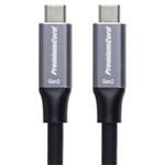 PremiumCord USB-C kabel (USB 3.2 Gen 2, 5A, 100W, 10Gbit/s ) černý 5m ku31cr5