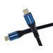 PremiumCord USB-C kabel ( USB 3.2 GEN 2x2, 5A, 100W, 20Gbit/s ) 0,5m, bavlněný oplet ku31cry05
