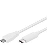 PremiumCord USB-C/male - USB 2.0 Micro-B/Male, bílý, 0,6m KU31CB06W