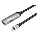 PremiumCord USB-C repeater a prodlužovací kabel Male-Female, 5Gbps Aluminium 10m ku31rep10al