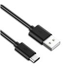 PremiumCord - USB kabel - USB-C (M) do USB (M) - USB 3.1 - 3 A - 1 m - lisovaný - černá