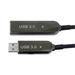 PremiumCord USB3.2 + 2.0 predlžovací optický AOC kábel A/Male - A/Female 10m ku3fiber10