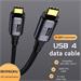 PremiumCord USB4 Gen 3x2 40Gbps 8K@60Hz 240W,Thunderbolt,0,3m ku4cr03