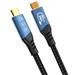 PremiumCord USB4™ Version2.0 80Gbps 16K@60Hz 240W Thunderbolt 3 a 4 kabel 0,8m ku4ca08