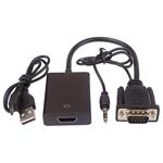 PremiumCord VGA+audio elektronický konvertor na rozhraní HDMI FULL HD 1080p khcon-49