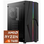 PRESTIGIO Gamer, Ryzen 5 7600, RX7800XT/16GB, 32GB DDR5, SSD 1TB, WIFI, FDOS PSGR576D32S1T78XTN