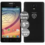 Prestigio Multiphone Wize C3 5"LCD480x854 512/4GB 1.2GHz WIFI BT GPS 1800mAh CAM 0,3/2Mpx Android 4.4 DUAL SIM CIERNY