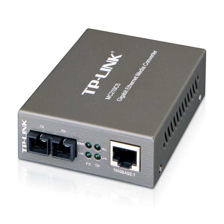 Prevodník TP-Link MC210CS Transceiver, 1000TX/1000FX SM, SC, 15 k(9V)