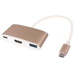 Prevodník USB3.1 na HDMI + USB3.0 + PD (USB Power Delivery) ku31hdmi02