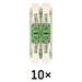 Priama páčková spojovacia svorka 4× 0,2–4 mm2, 10 ks 8592920154533