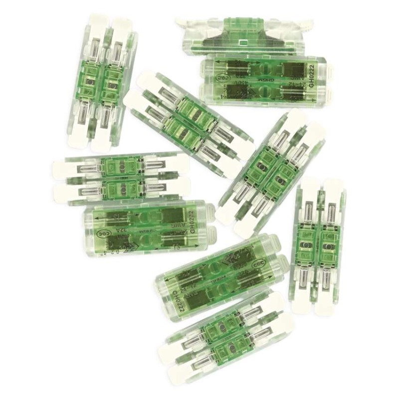 Priama páčková spojovacia svorka 4× 0,2–4 mm2, 10 ks 8592920154533