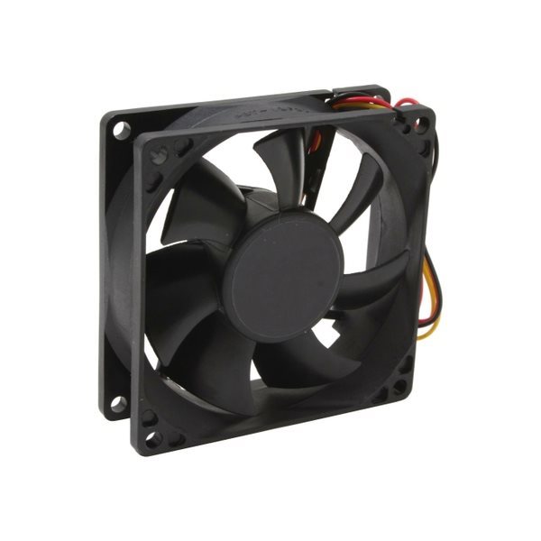 přídavný ventilátor Akasa 80x80x25 black OEM M