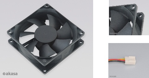 přídavný ventilátor Akasa 92x92x25 OEM DFS922512LA1