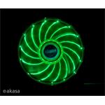 přídavný ventilátor Akasa Vegas LED 12 cm zelená AK-FN091-GN