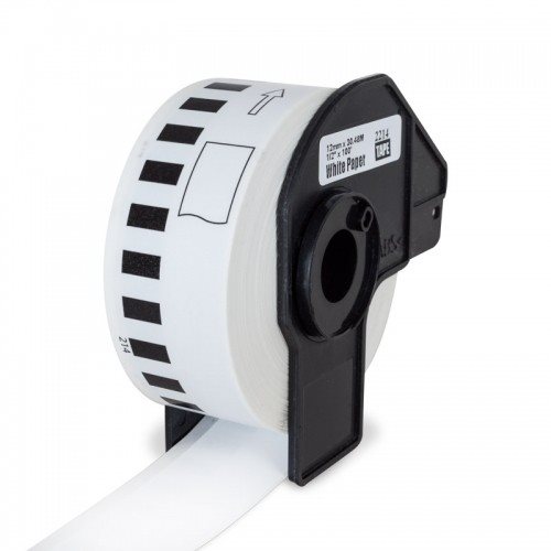 PRINTLINE kompatibilní etikety s Brother DK-22214, papírová role 12 x 30,48m PLLB13