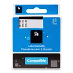 PRINTLINE kompatibilní páska s DYMO 45023, S0720630, 9mm, 7m, černý tisk/zlatý podklad, D1 PLTD59