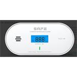 Pro safe etektor oxidu uhoľnatého (CO) s displejom SAFE10YDCO-RF