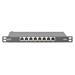 Propojovací panel DIGITUS CAT 6A, stíněný, 8portový, 0,5U, 10 ", černý DN-91608S-SL-EA