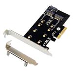 ProXtend karta adaptéru PCIe X4 M.2 B & M Key NGFF SSD PX-SA-10144