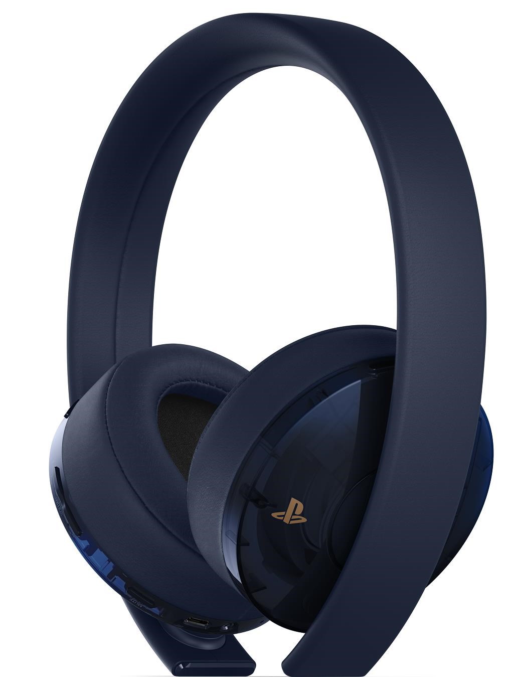 PS4 - Gold/Navy Blue Wireless Headset PS719404576