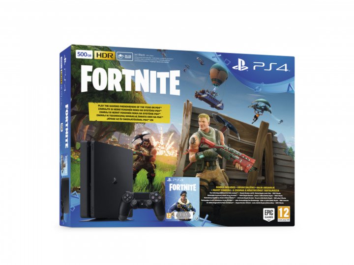 PS4 - Playstation 4 500GB - E Chasiss + Fortnite PS719722816