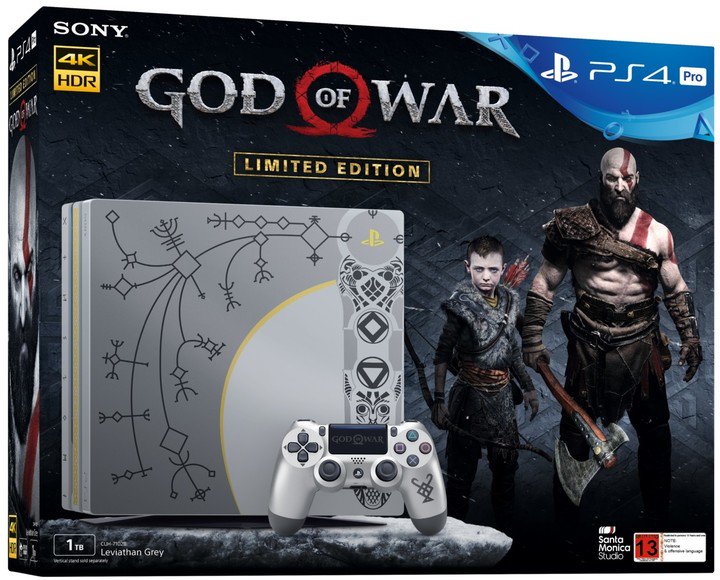 PS4 Pro - Playstation 4 Pro 1TB + GOW + DS4 GOW PS719382973