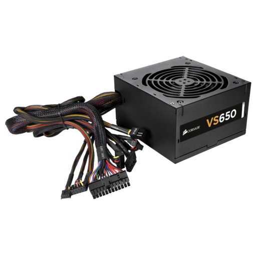 PSU Corsair VS Builder Series VS650 650W, 120mm, 80 PLUS, REFURBISHED CP-9020098-WW/RF