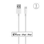 Puro kábel Plain Cable USB-A to Lightning 1m - White CAPLTWHI