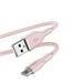 Puro kábel Soft Silicone Cable USB-A to USB-C 1.5m - Rose PUUSBCICONROSE