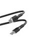 Puro kábel Soft Silicone Cable USB-C to Lightning 1.5m - Black PUCAPLTUSBCICONBLK