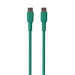 Puro kábel Soft Silicone Cable USB-C to USB-C 1.5m - Dark Green PUUSBCUSBCICONDKGRN