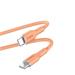 Puro kábel Soft Silicone Cable USB-C to USB-C 1.5m - Peach PUUSBCUSBCICONLORA