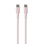 Puro kábel Soft Silicone Cable USB-C to USB-C 1.5m - Rose PUUSBCUSBCICONROSE