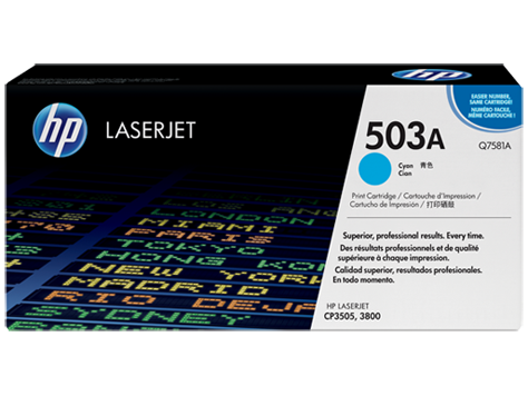 Q7581A Cyan Print Cartridge CLJ 3800 6,000 pages