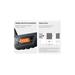 QCY Crosssky link2, Bone conduction TWS, sportovní sluchátka, šedá/oranžová 6957141408773