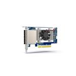 QNAP 4-port miniSAS HD host bus adapter, Broadcom Aero SAS3816, PCIe 4.0 x 8 for TL SAS JBOD series QXP-1630S-3816
