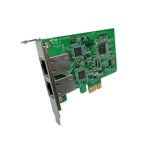 QNAP Dual-port 1GbE Expansion card, LAN-1G2T-I210