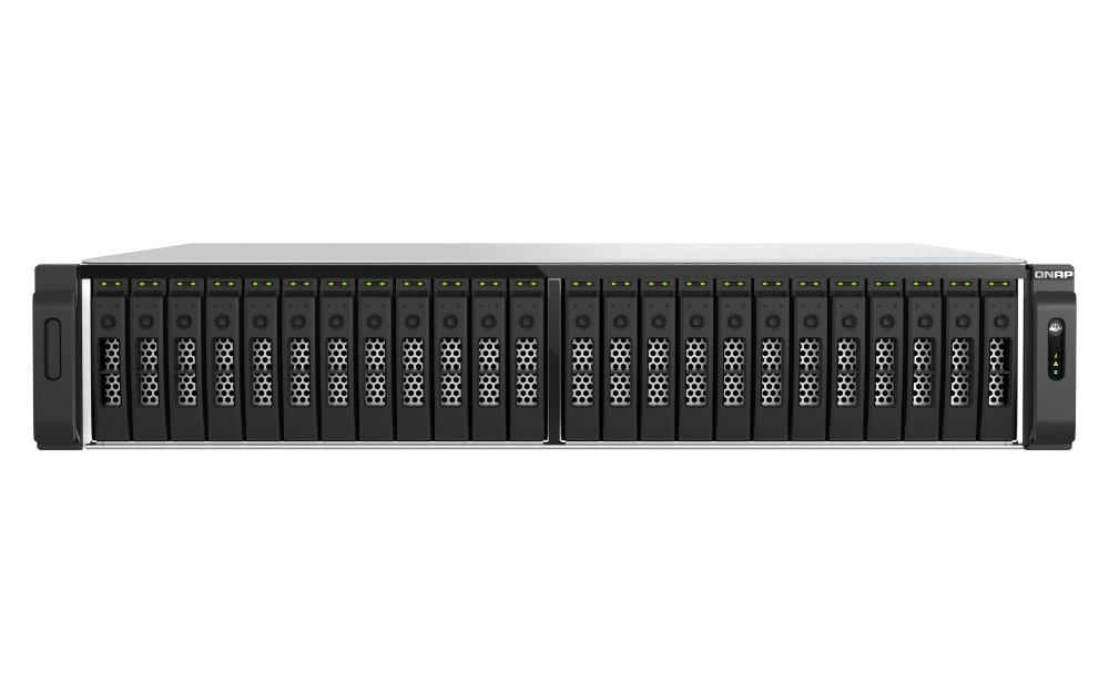QNAP TS-h3077AFU-R7-64G (Ryzen Pro 5,3GHz, ZFS, 64GB DDR5 RAM, 30x 2,5" SATA, 2x 2,5GbE, 2x 10GbE)