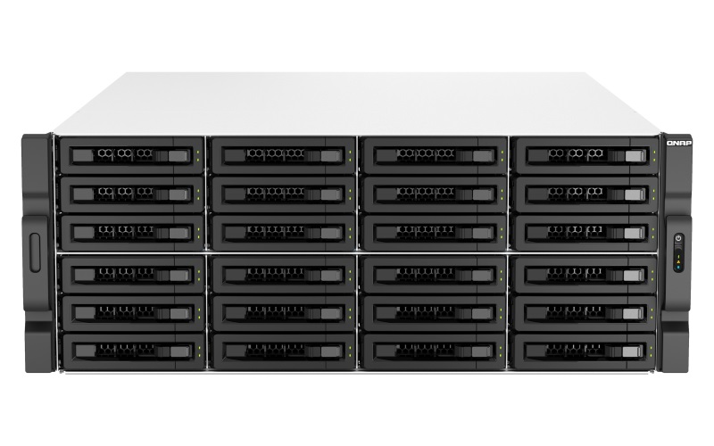 QNAP TS-h3087XU-RP-E2378-64G (Xeon 4,8GHz, ZFS, 64GB ECC RAM, 24x 3,5" + 6x2,5", 2x 2,5GbE, 2x10GbE)
